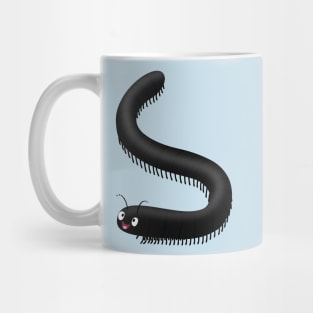 Cute millipede cartoon illustration Mug